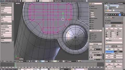 Blender 2.57: PS3 Controller Modeling (Part 4)