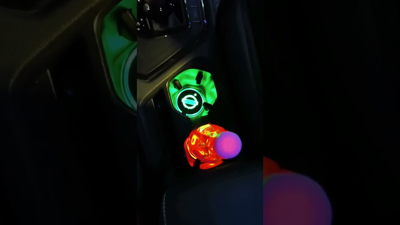 Car Led Logo Cup Holder