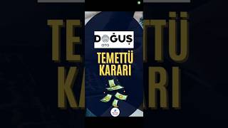 Doğuş Otomotiv Temettü #doas