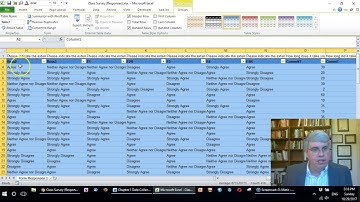 How to Download & Prepare Survey Data for Analysis in Excel