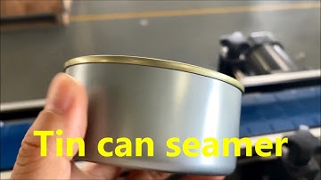 Fully Automatic Tin Can Seamer,Can Seaming Machine for pet food,canned food closing equipment