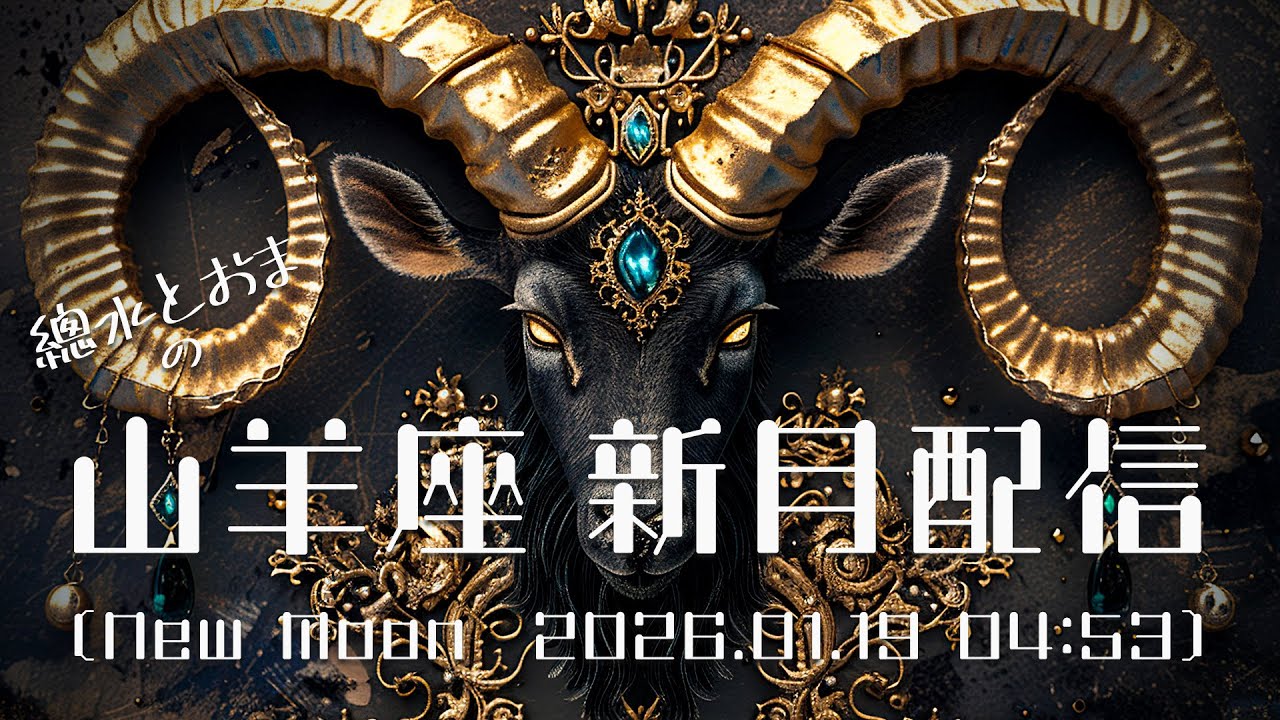 山羊座🌚新月の楽しみ方