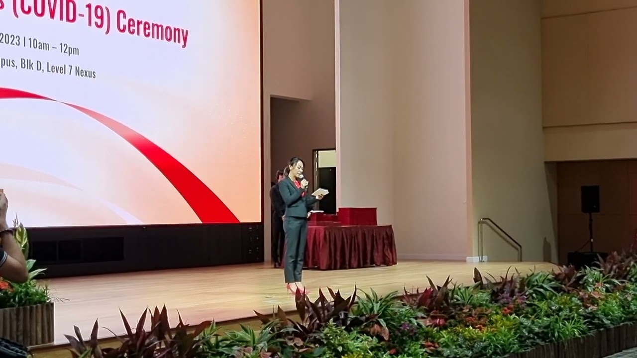 Singapore Emcee Shandy Tan - BCA National Awards (COVID-19) Ceremony