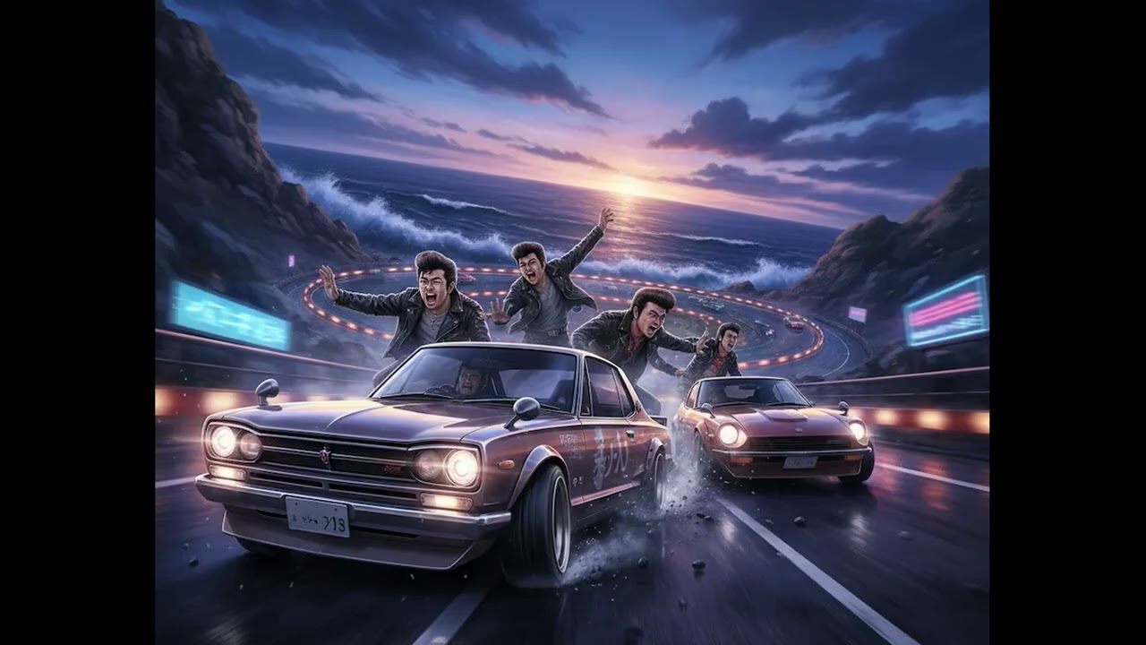 🎧 羯徒毘路薫'狼琉　🎙️ T.C.R横浜銀蝿R.S　（EleganceCover）　♪ 真夏の夜にバリバリ　かんばんなびかせバリバリ　コンポも全開バリバリ...