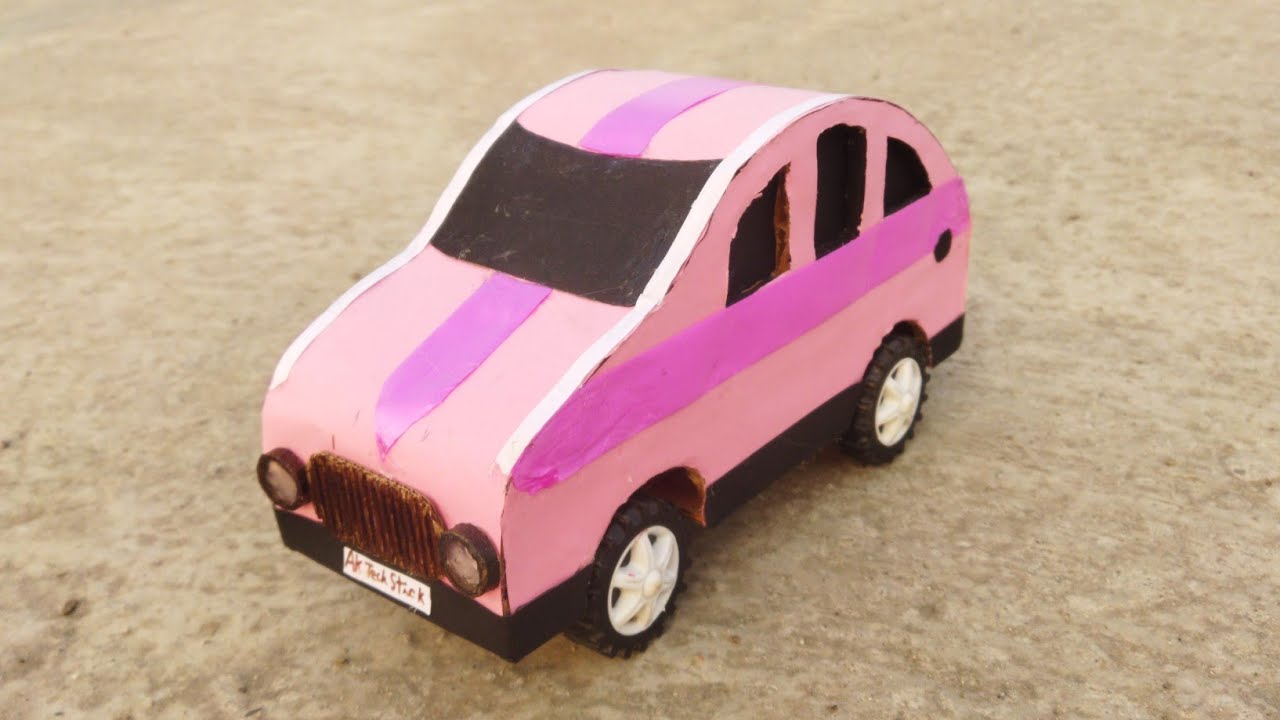 Sticker Motor Recipe HOW TO MAKE STICK CARDBOARD MOTOR BETTERY TATA NANO CAR - YouTube