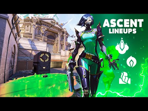 ULTIMATE Viper Guide on Ascent (Lineups, Setups...) - VALORANT