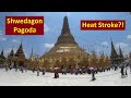 Near Heat Stroke at Stunning Shwedagon Pagoda (Yangon, Myanmar)