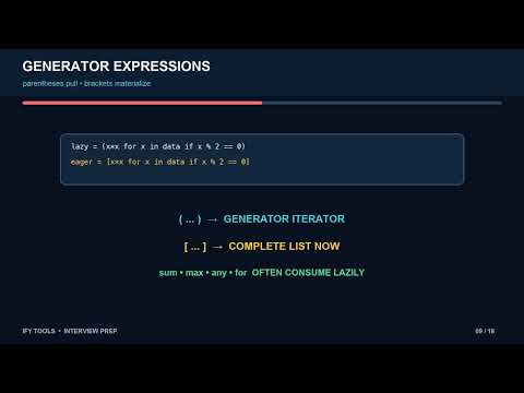 Python Iterators and Generators: Lazy Work, One Item at a Time