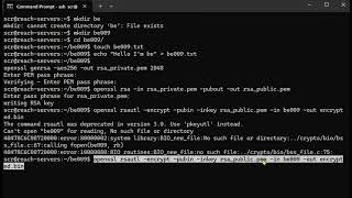 Remote access Server, Cryptography, Asymmetric, Generate key