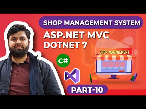 ASP.NET Core MVC CRUD - Shop management using Entity framework core, SQL Server |project series #10