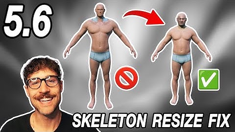 Metahuman Skeleton Animation Deforming Fix for 5.6 