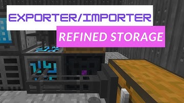 How to Import and Export items from External Storage Units