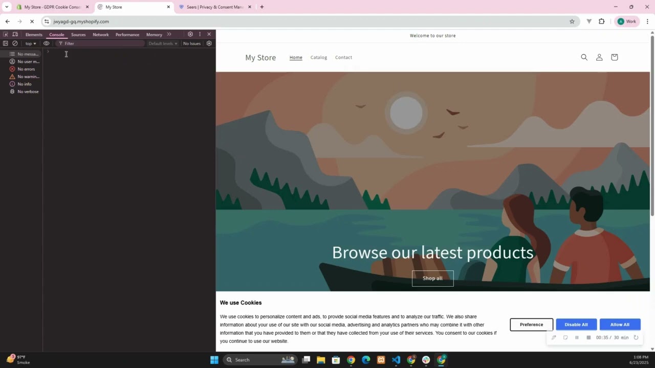 Shopify Privacy API Integration with Seers AI | Enable Cookie Consent Sync Easily