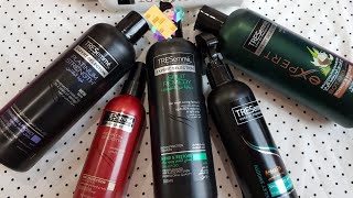 ريفيو عن منتجات تريسمى(TRESemme)😘 أنواع شامبو وبلسم وواقى حراري 👍👎