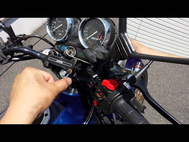 ZRX400/Ⅱ用 CBXスイッチBOX変換キット - YouTube
