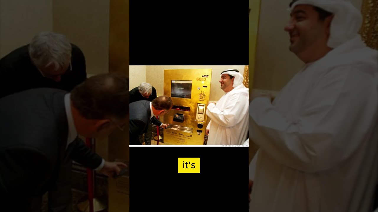 Did You Know You Can Withdraw Gold from an ATM in Dubai 😵
