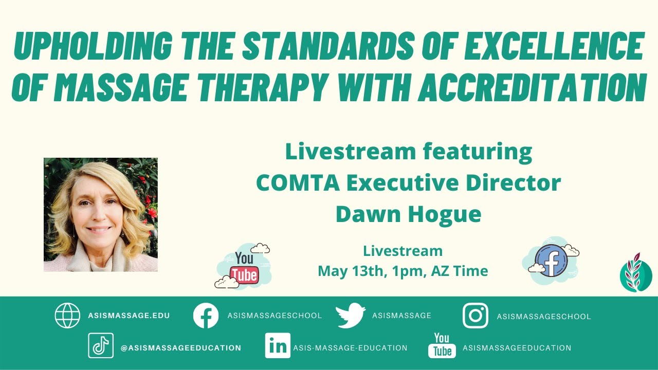 Upholding the standards of excellence of massage therapy with