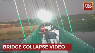 Gujarat Bridge Accident Footage | Horrific Morbi Bridge Collapse Video | Gujarat News