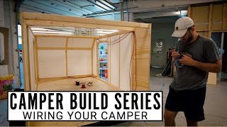 How To Build a DIY Square Drop Camper Trailer: Wiring