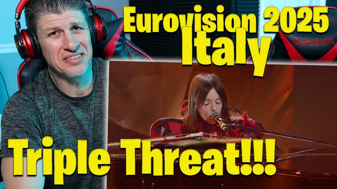 Lucio Corsi - Volevo Essere Un Duro  Italy 🇮🇹 National Final Performance Eurovision 2025 REACTION!!!