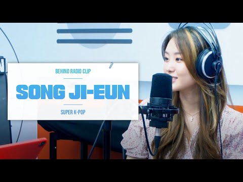 [Pops in Seoul] ♦︎Behind 📻Radio Clip♦︎ Song Ji-eun(송지은)&amp;#39;s Interview~💙