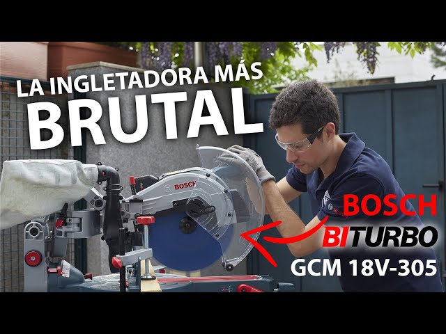 La MEJOR INGLETADORA que he PROBADO!!!  Bosch BITURBO GCM 18V-305 GDC 