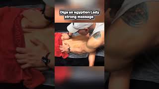 Olga an egyption Lady strong massage massage asmr  #asmr #asmrtherapy #massage #chiropractor