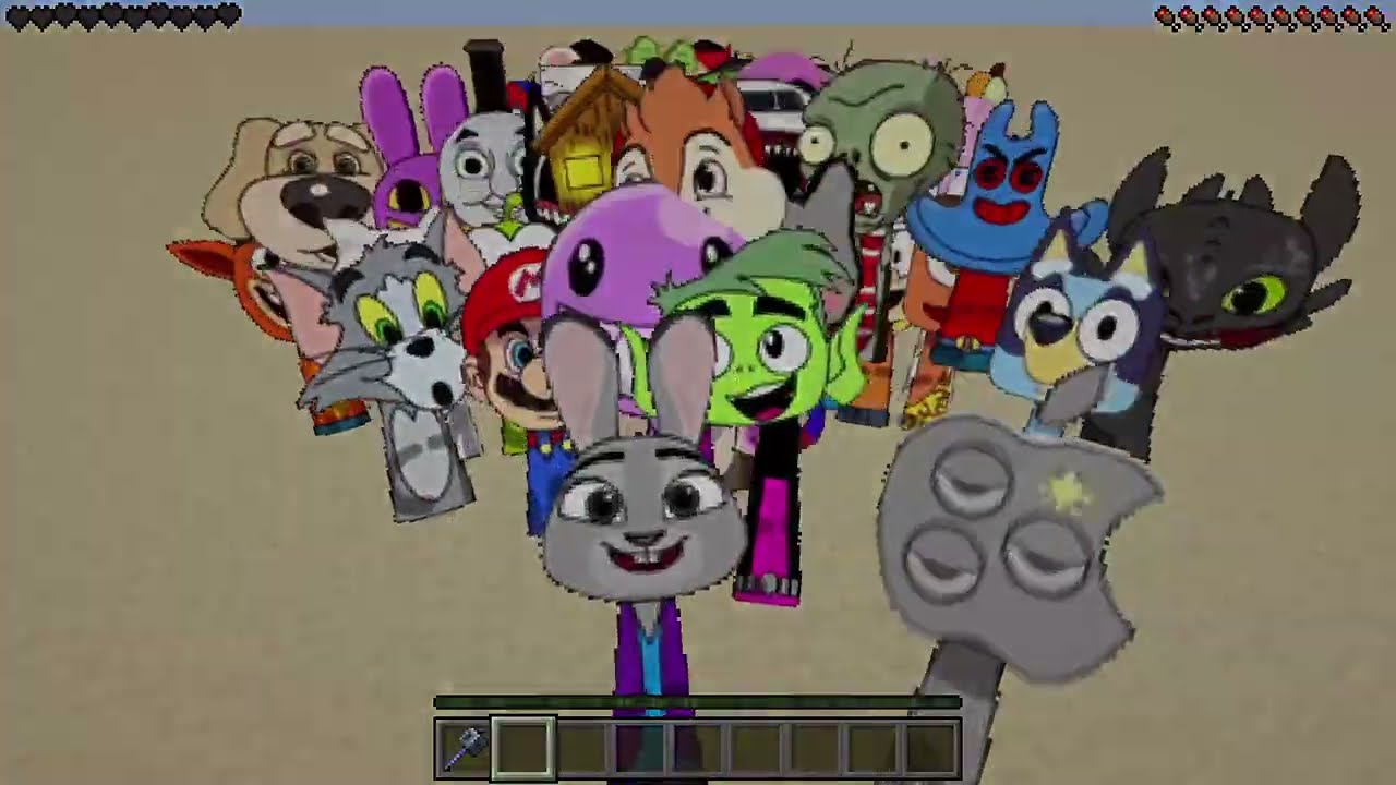 All New Sprunki OC Part 1-11 ADDON in Minecraft PE