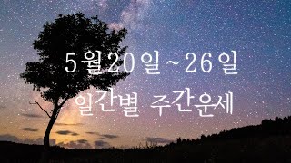 2024년 5🈷️ 20일 ~26일✨ 주간운세 [소혜사주]