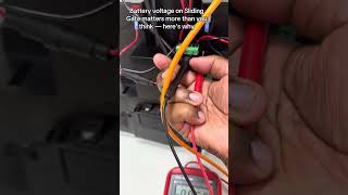 HIKVISION Gate Motor Troubleshooting | Battery Voltage Check for Reliable Operation