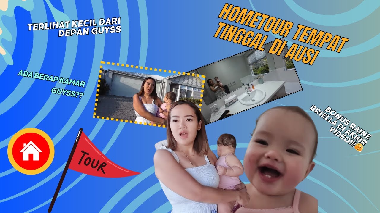 HOME TOUR TEMPAT TINGGAL THE HUMPHRIES FAMILY DI AUSTRALIA, BONUS BRIELLA DI AKHIR VIDEO😂