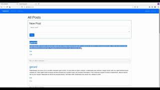 [CS50W] Project 4: Network