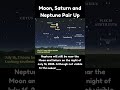 Moon and Saturn Conjunction Tonight! See Neptune Too | July 16, 2025 Skywatching