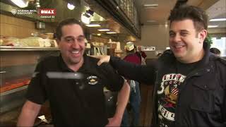 Adam tries the Salt Lake City Pastrami Cheeseburger | Man vs Food
