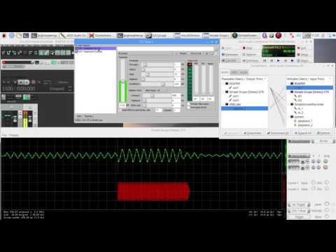 Raspberry Pi Morse Code Straight Key - Experimental setup using LINUX NATIVE REAPER
