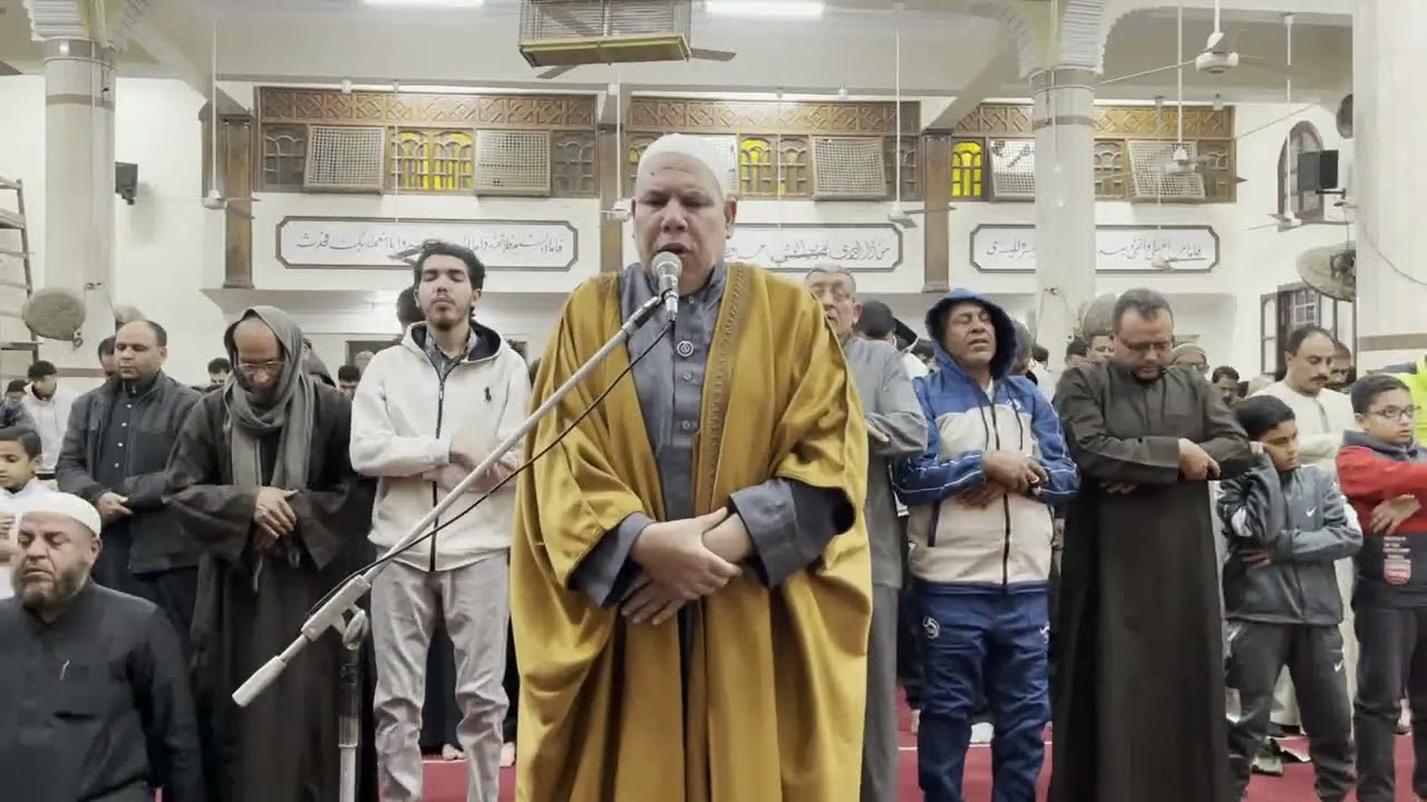 الشيخ ابراهيم حسين سوره الزمر صلاه التراويح مسجد ابو بكر الصديق مدينه الصف رمضان كريم