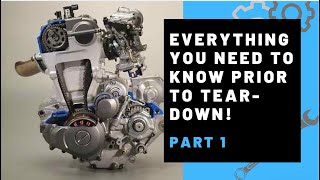 Complete Four Stroke Engine Rebuild  Everything You Need to Know Prior to Teardown! Part 1