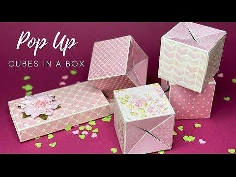 Jumping Cube / Pop Up Cube Handmade Gift Ideas