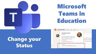 Microsoft Teams - How to set your availability Status