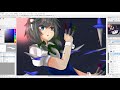 【メイキング動画】厚塗りで東方の『十六夜咲夜』描いてみた【イラスト】