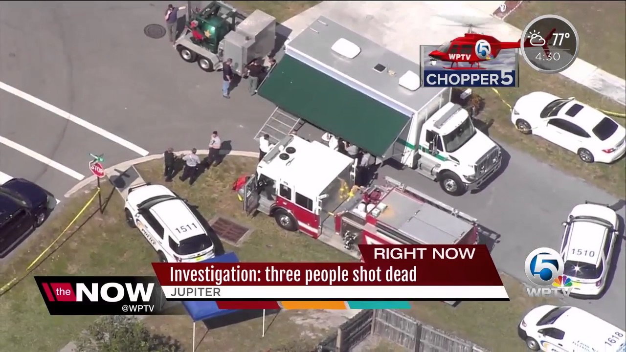 Investigation: Three people shot dead in Jupiter