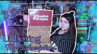 ✨FIRST MONTHLY SUB UNBOXING OF 2026 (Fairyloot + Bookish & Spice Romance) #Booktube ✨