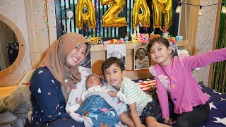 SURPRISE MENGHIAS KAMAR TIDUR BAYI BUAT AZAM 👶 | Salsa and Family
