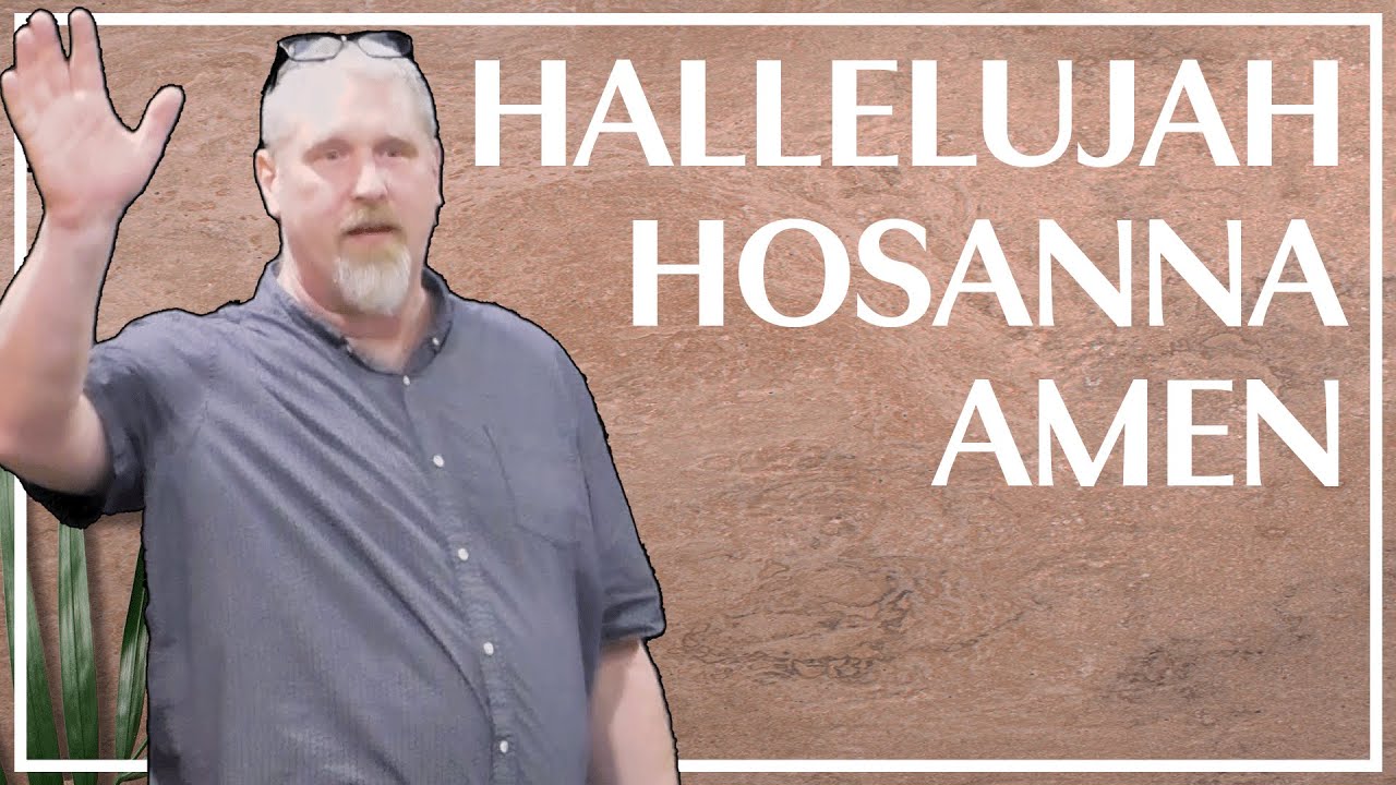 Hallelujah Hosanna Amen | Palm Sunday 2023 | Wade McLennan | 2nd April
