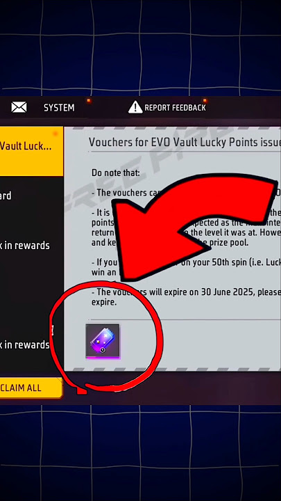 Evo Wallet lucky Voucher free MP5🤯🔥 #freefire #shorts