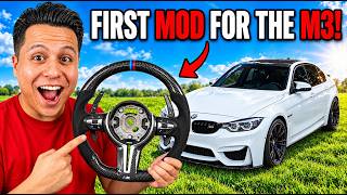 NEW CARBON FIBER STEERING WHEEL FOR MY F80 M3!