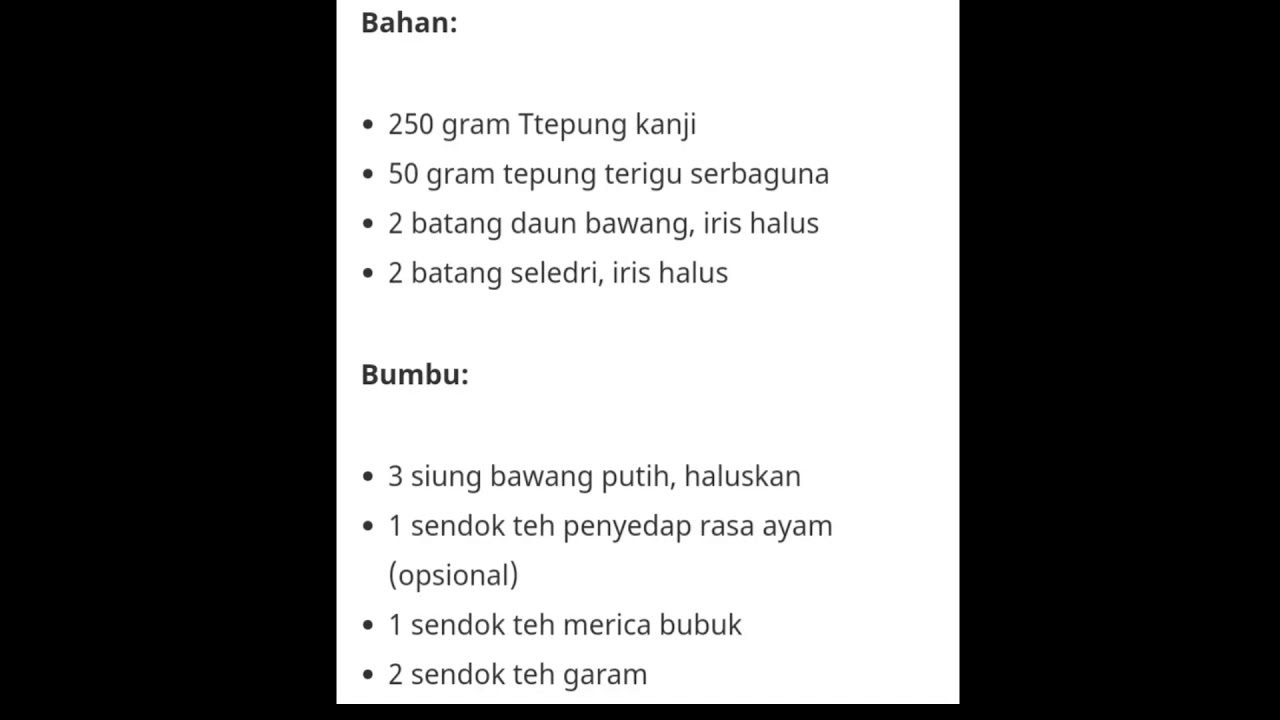 Tutorial membuat cireng 