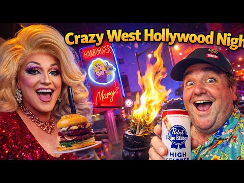 A Wild Night In West Hollywood! Drag Queens, PBR & A Tiki Bar