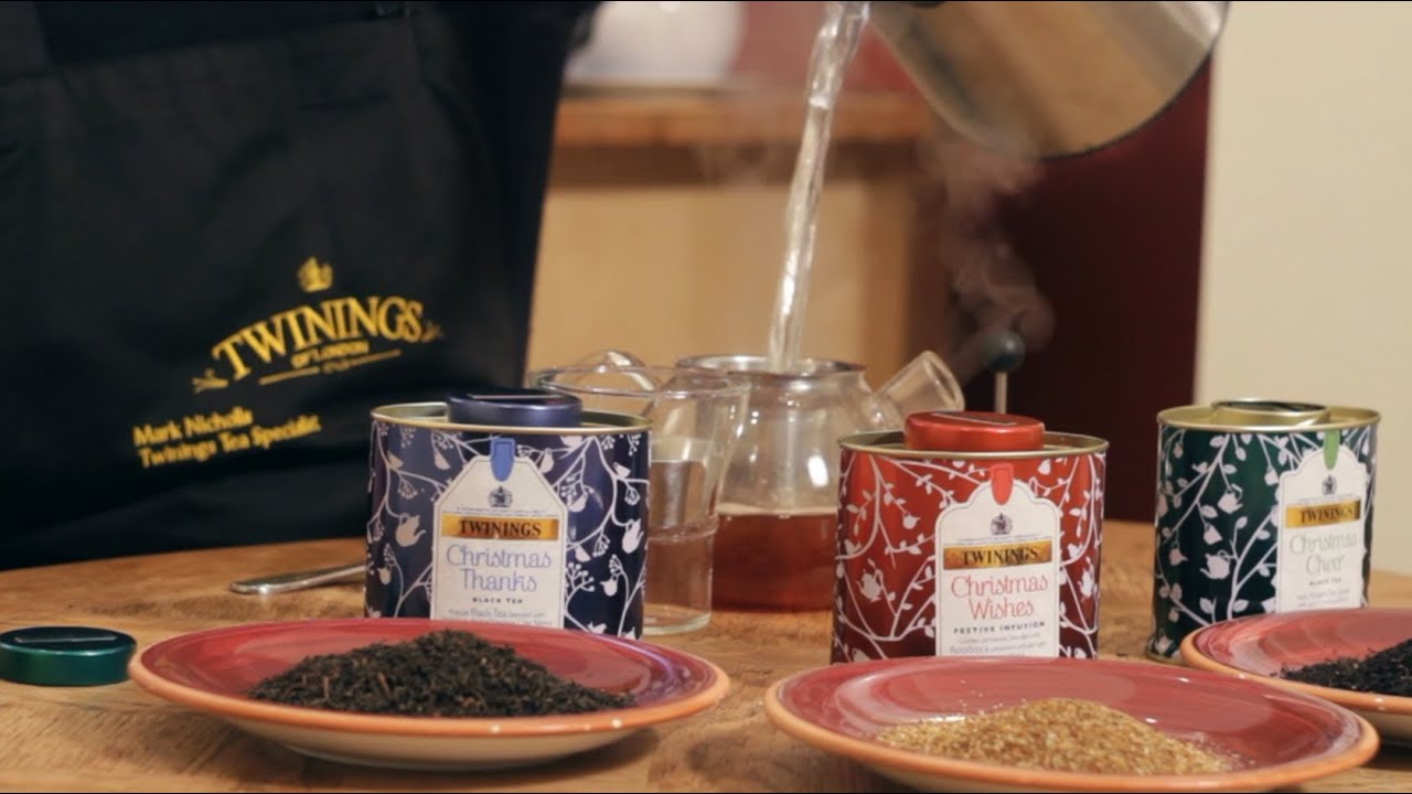 Twinings Tea Tasters Christmas Tea Blends 2013 YouTube