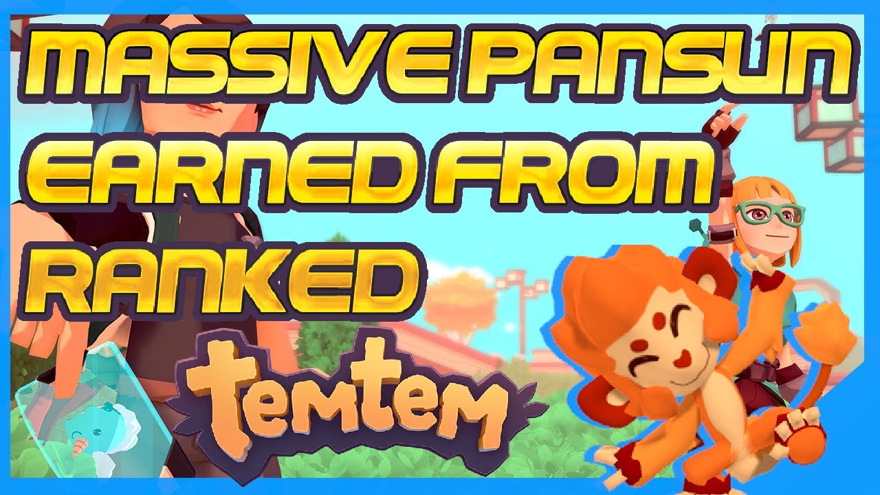 TEMTEM RANKED REWARDS PANSUN - Thousands of Pansun Per Win in Ranked Matchmaking! Good Money Method!